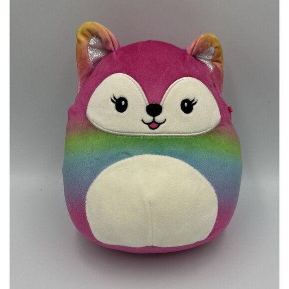 Squishmallows Xenia The Rainbow 8” Plush Pre Owned Cleaned & Sanitized - Picture 1 of 6